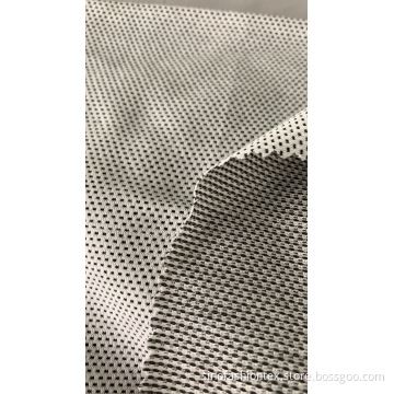 cotton polyester dot knit jersey spandex